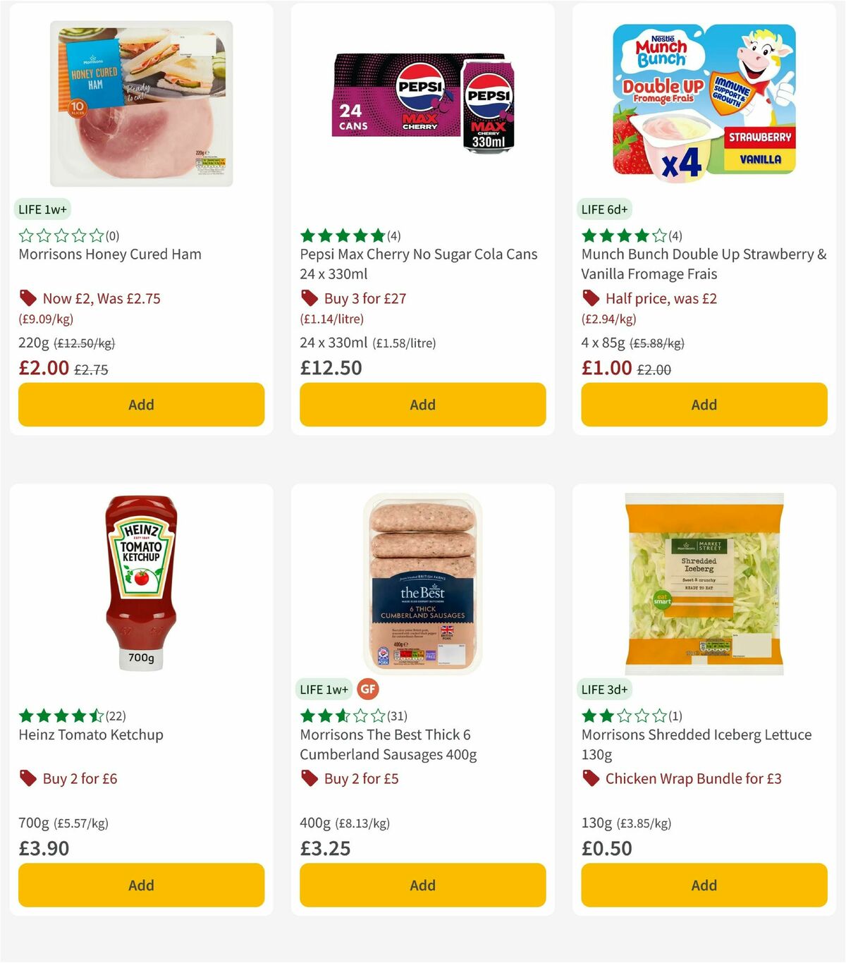 Morrisons Offers from 25 August