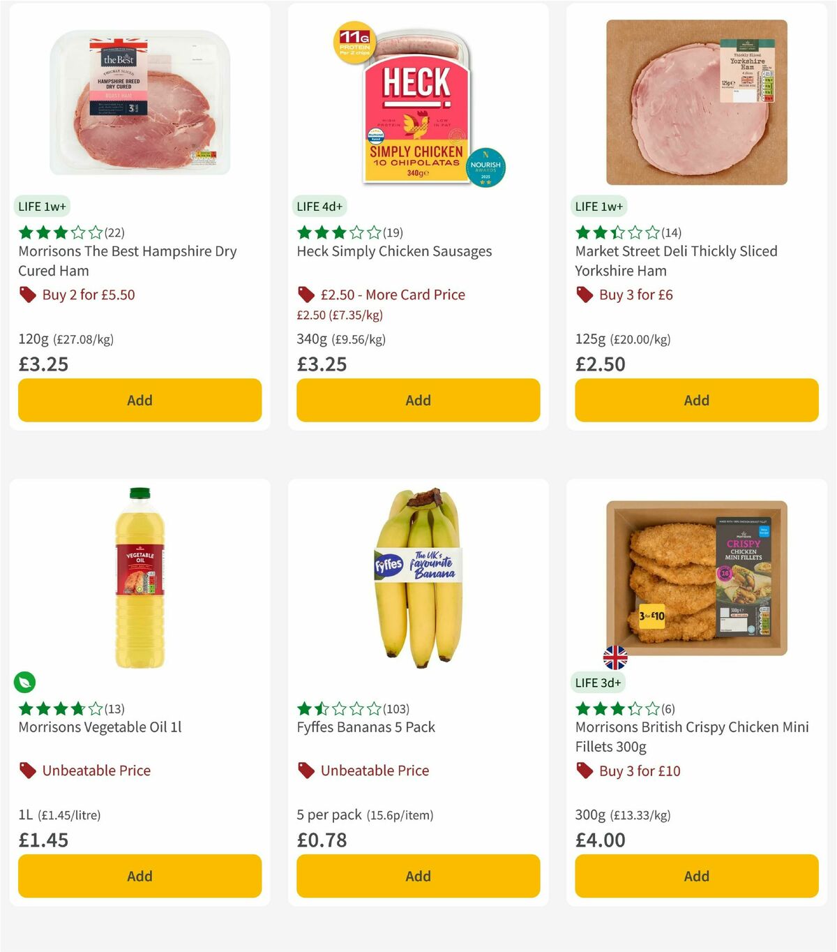 Morrisons Offers from 25 August