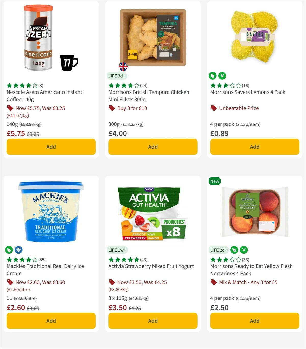 Morrisons Offers from 25 August