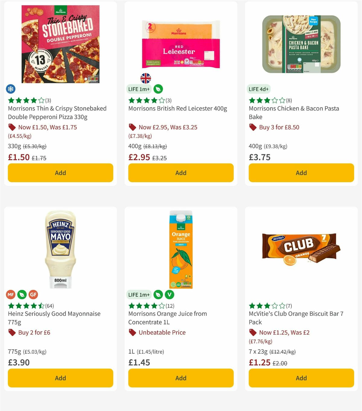 Morrisons Offers from 25 August