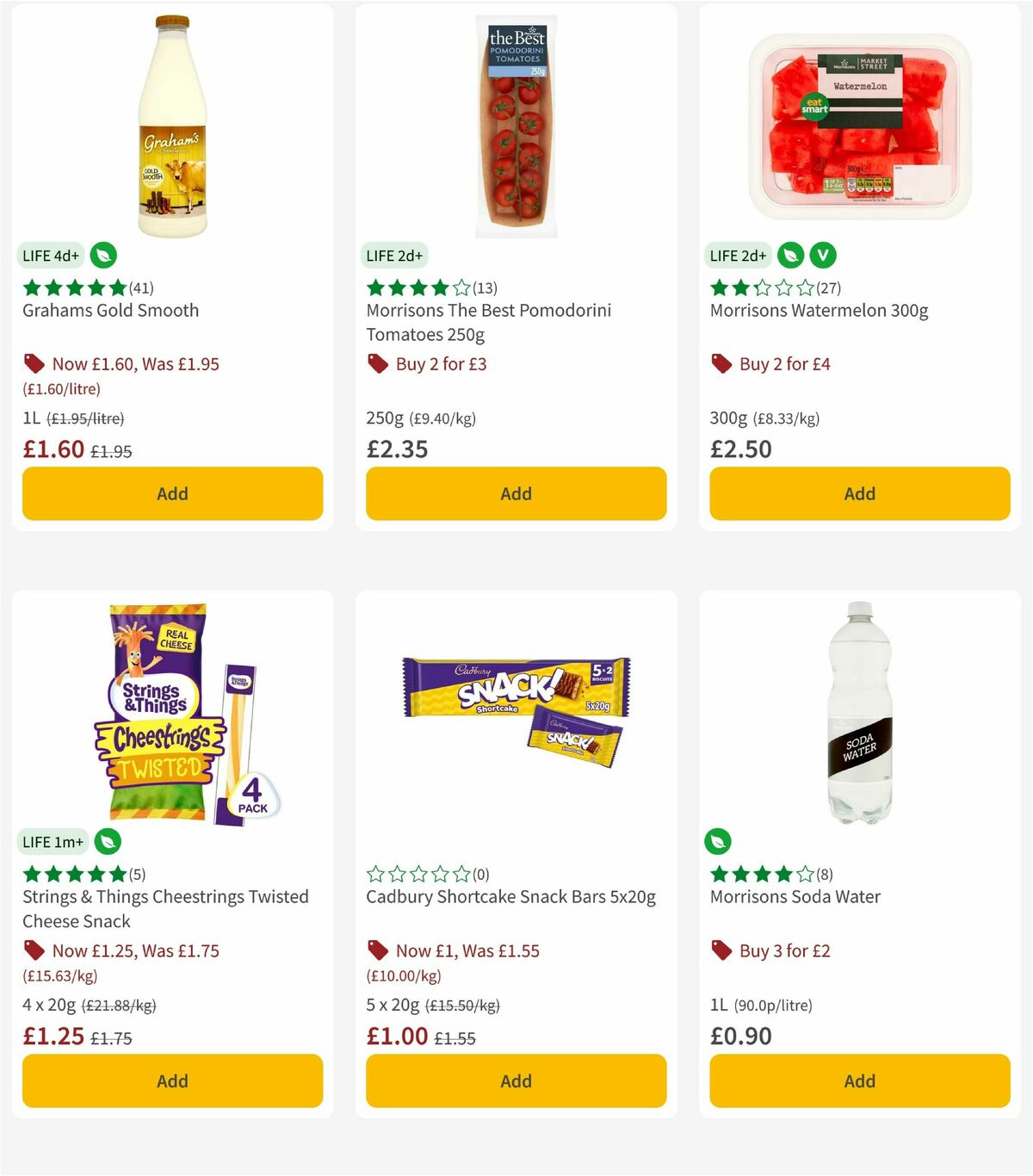 Morrisons Offers from 25 August