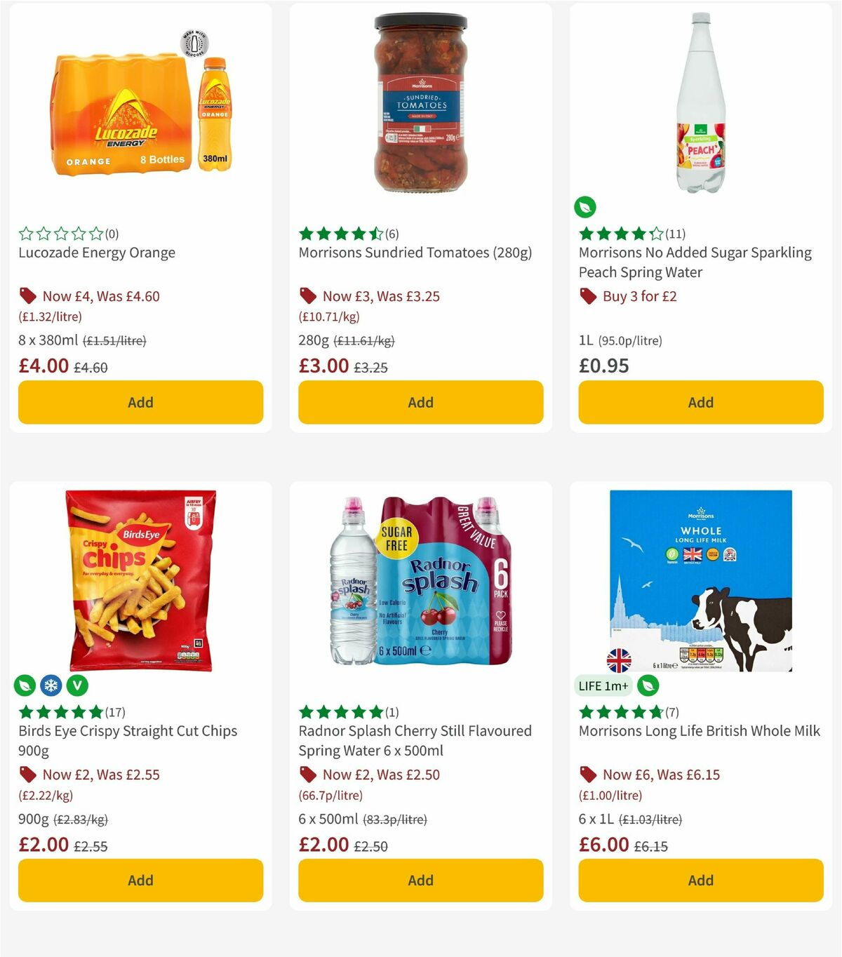 Morrisons Offers from 25 August