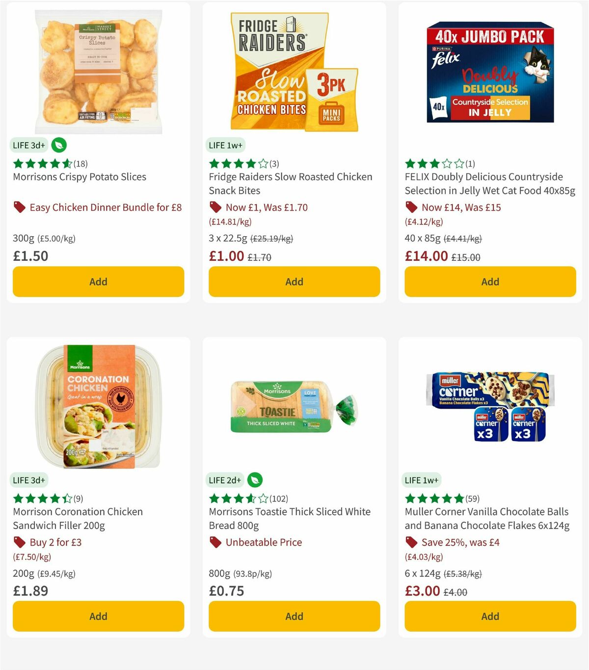 Morrisons Offers from 25 August