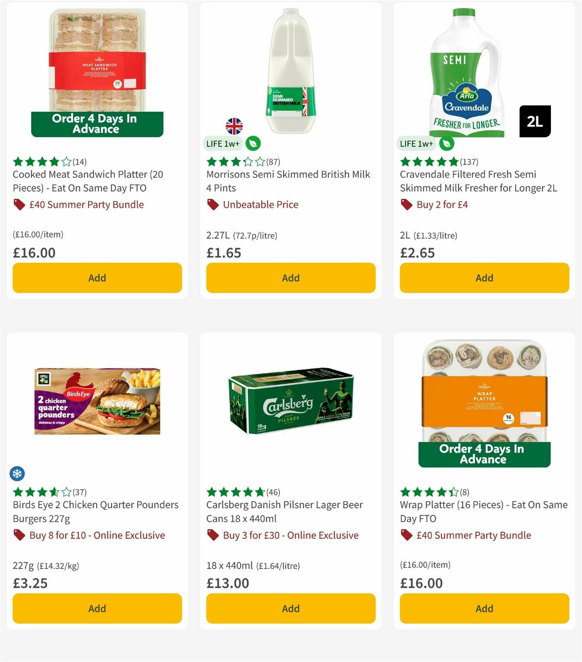 Morrisons Offers from 25 August