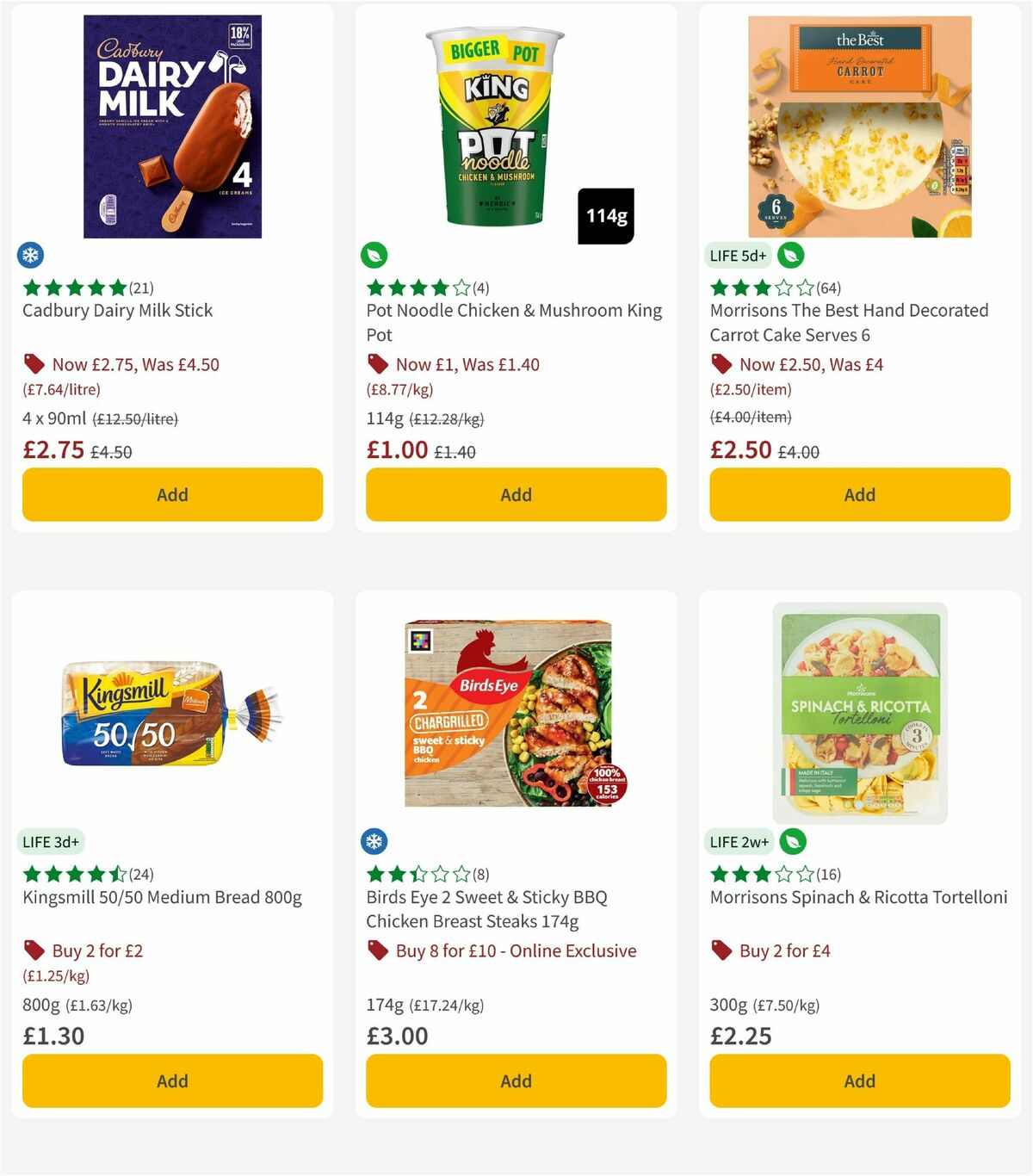 Morrisons Offers from 25 August
