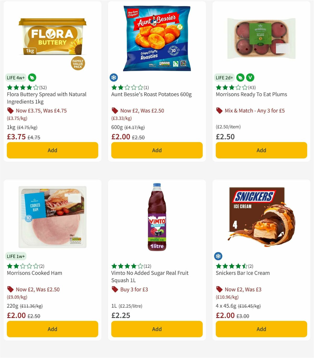 Morrisons Offers from 25 August
