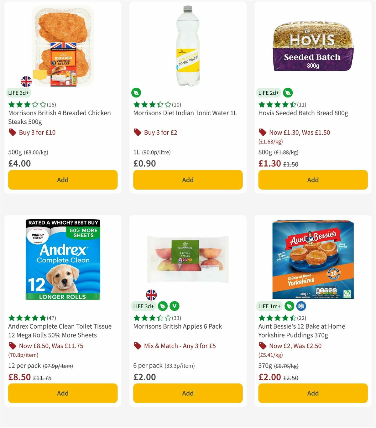 Morrisons Offers from 25 August