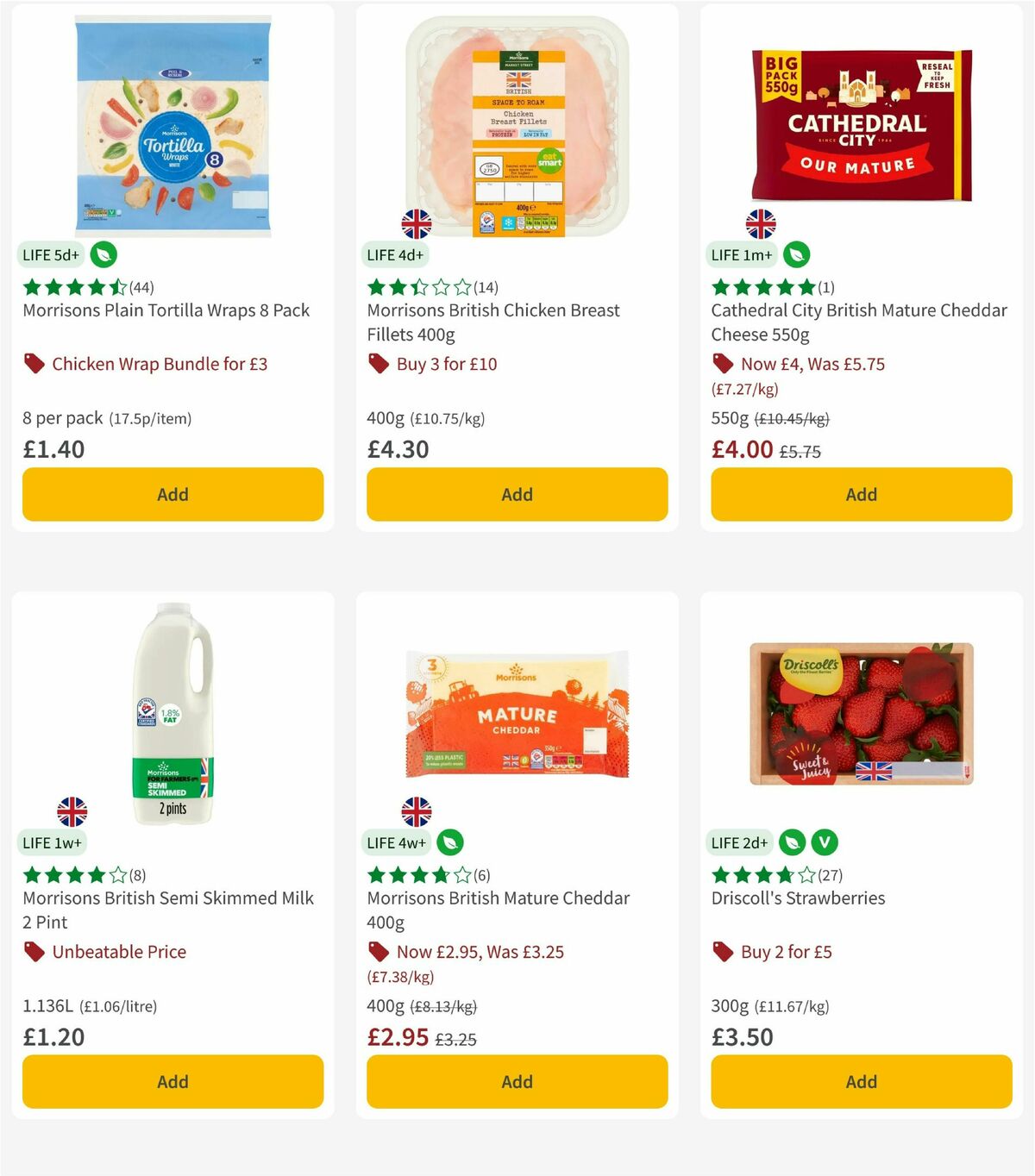 Morrisons Offers from 25 August
