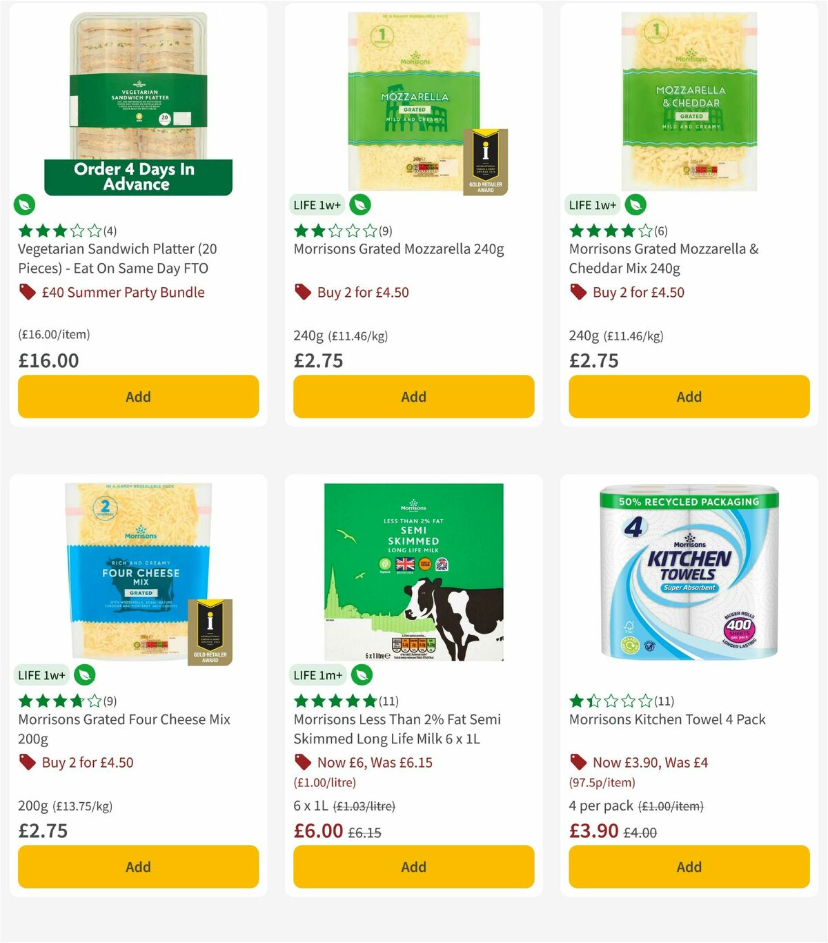 Morrisons Offers from 25 August