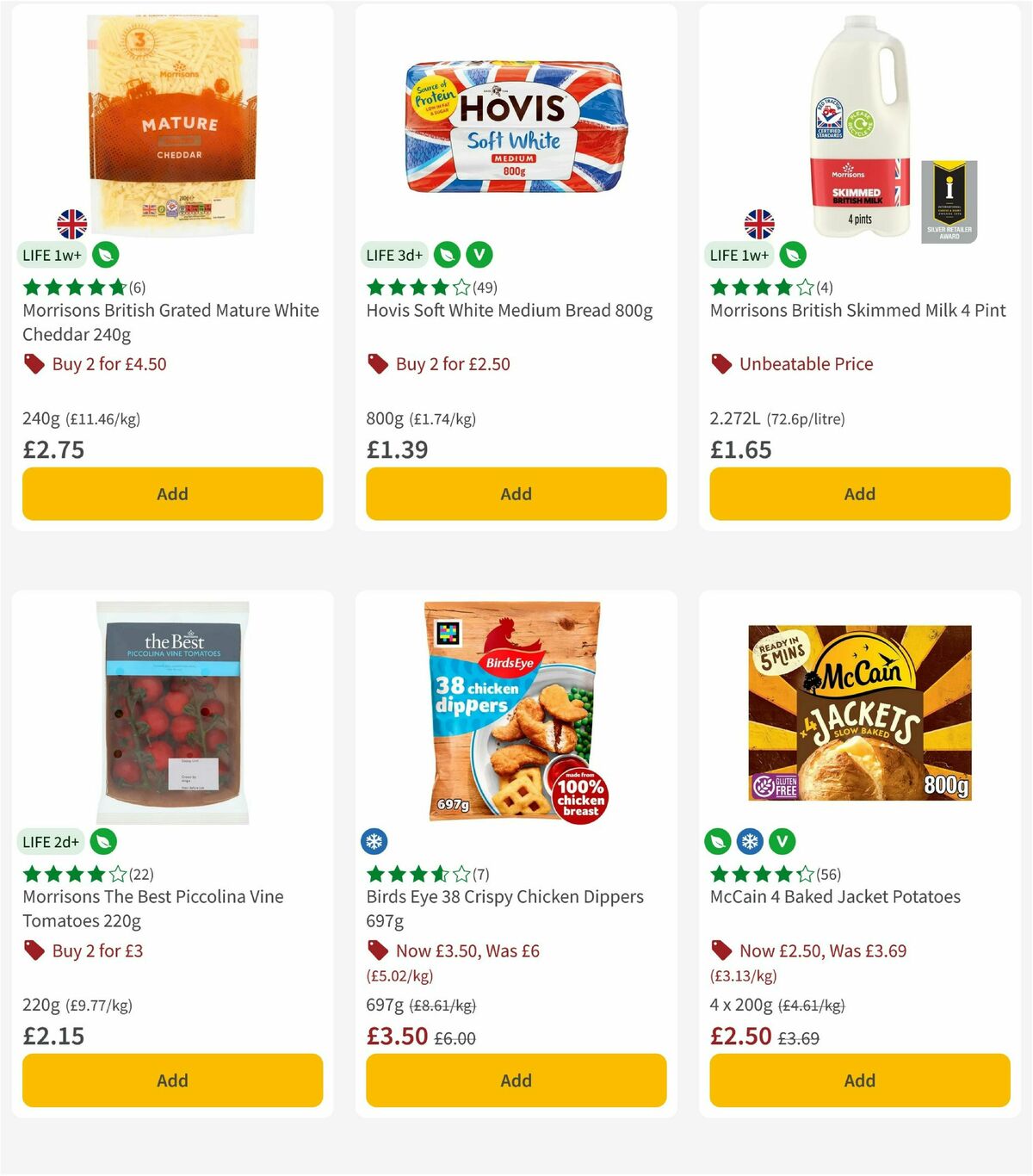 Morrisons Offers from 25 August