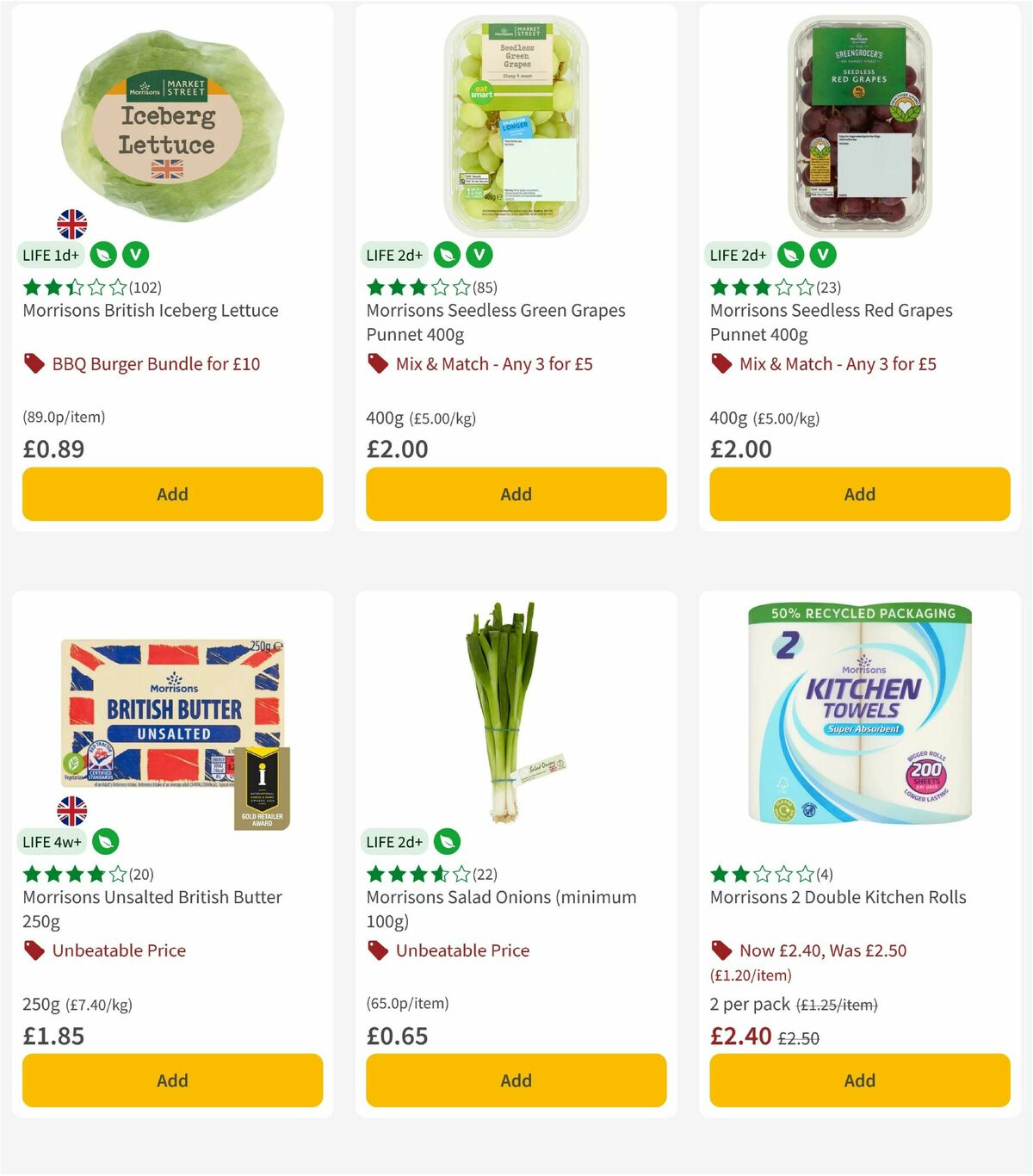 Morrisons Offers from 25 August