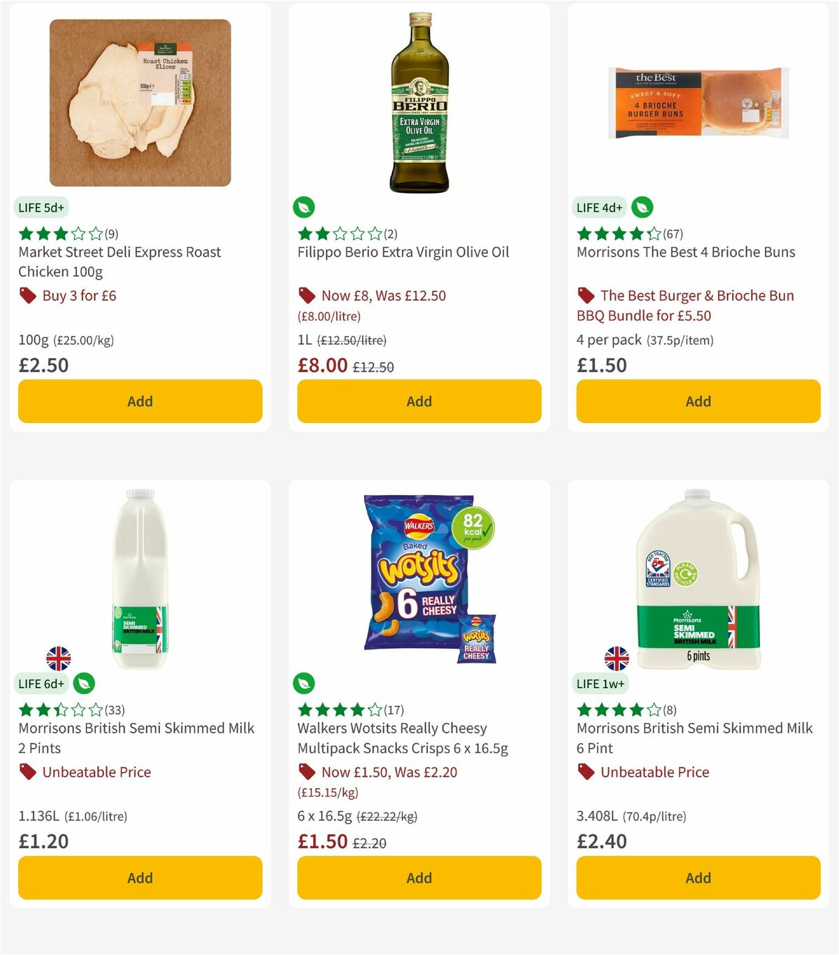 Morrisons Offers from 25 August