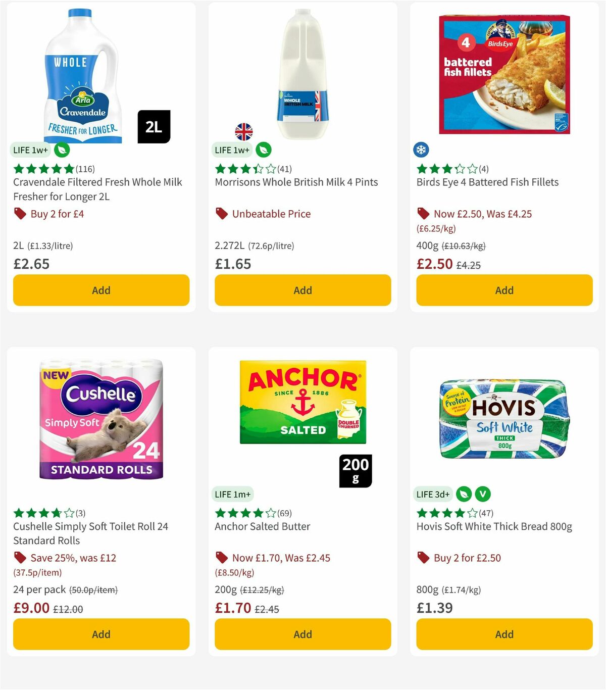 Morrisons Offers from 1 September