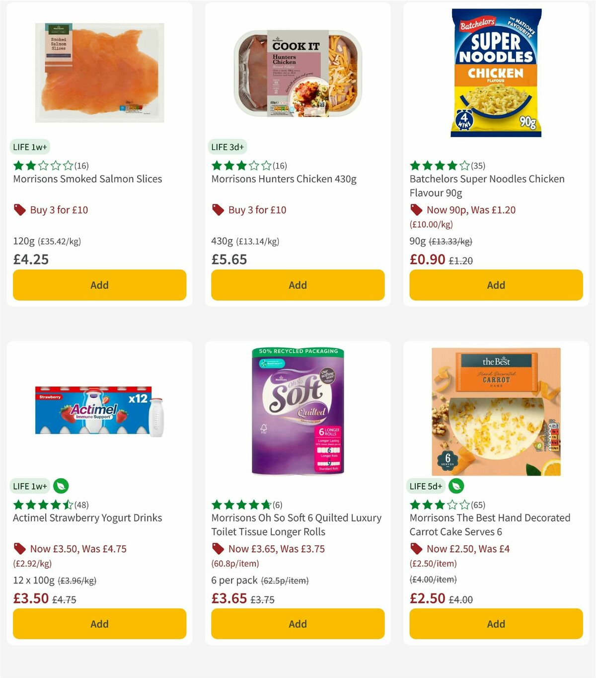 Morrisons Offers from 1 September