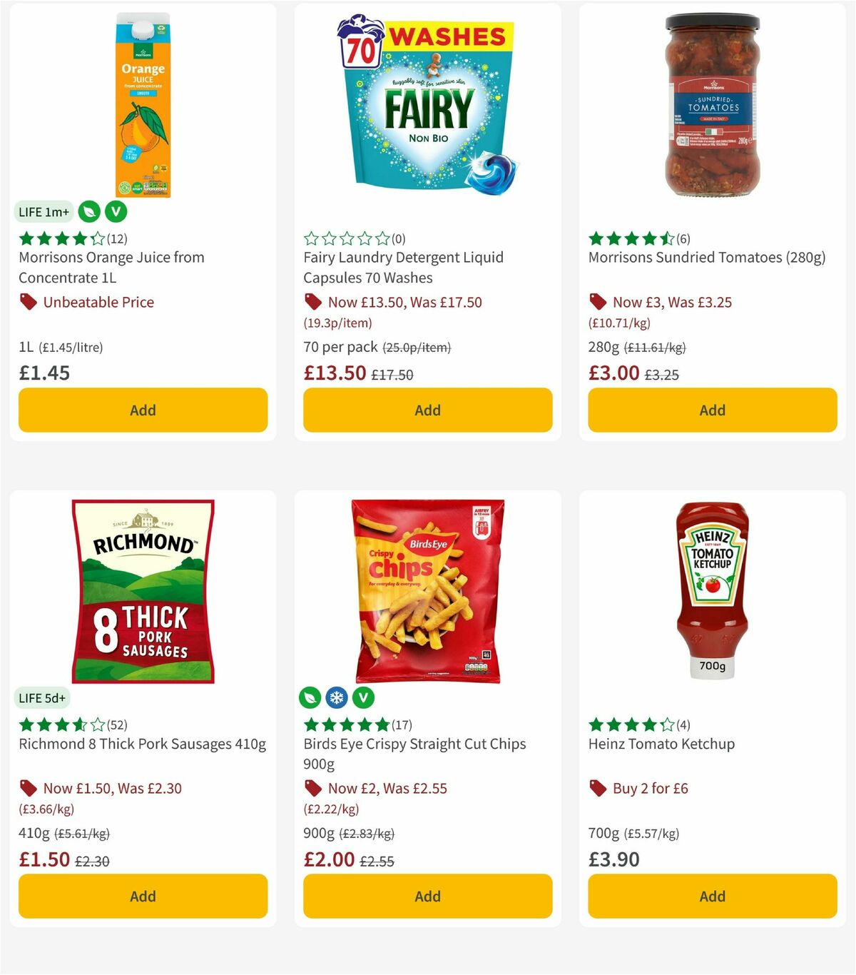 Morrisons Offers from 1 September