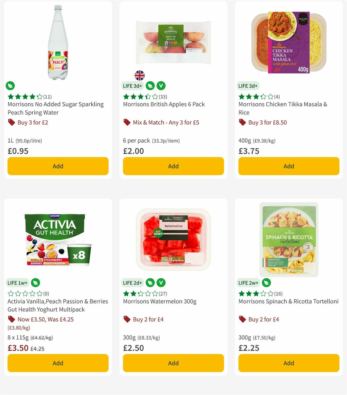 Morrisons Offers from 1 September