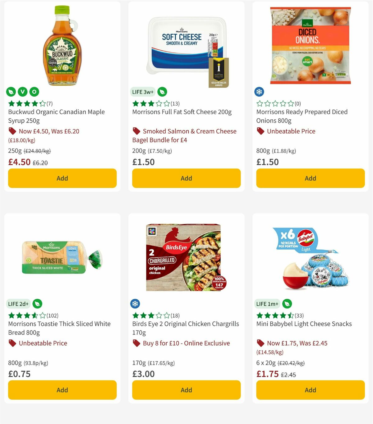 Morrisons Offers from 1 September