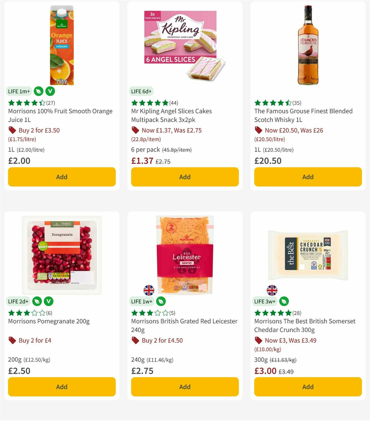 Morrisons Offers from 1 September