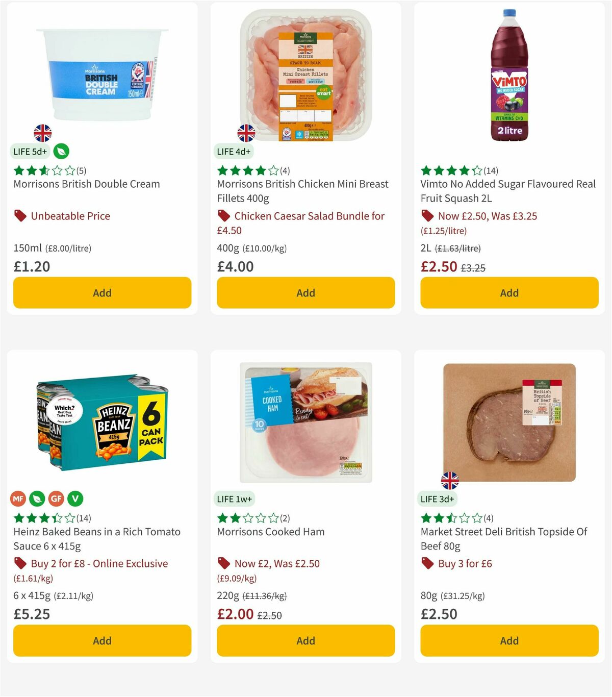 Morrisons Offers from 1 September
