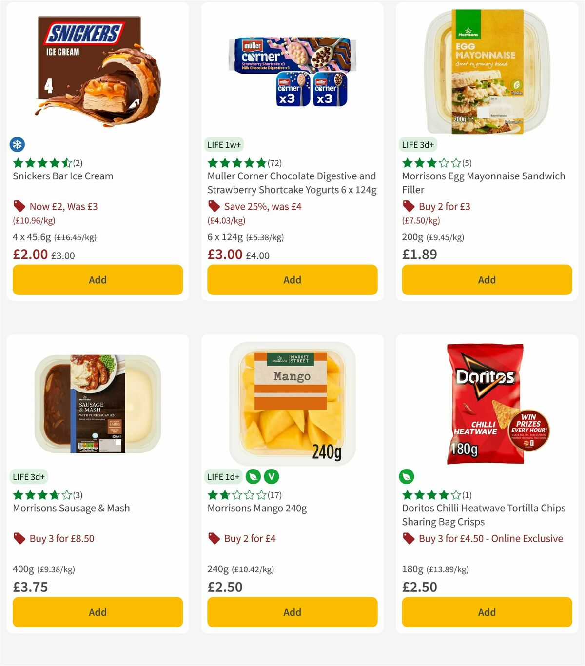 Morrisons Offers from 1 September