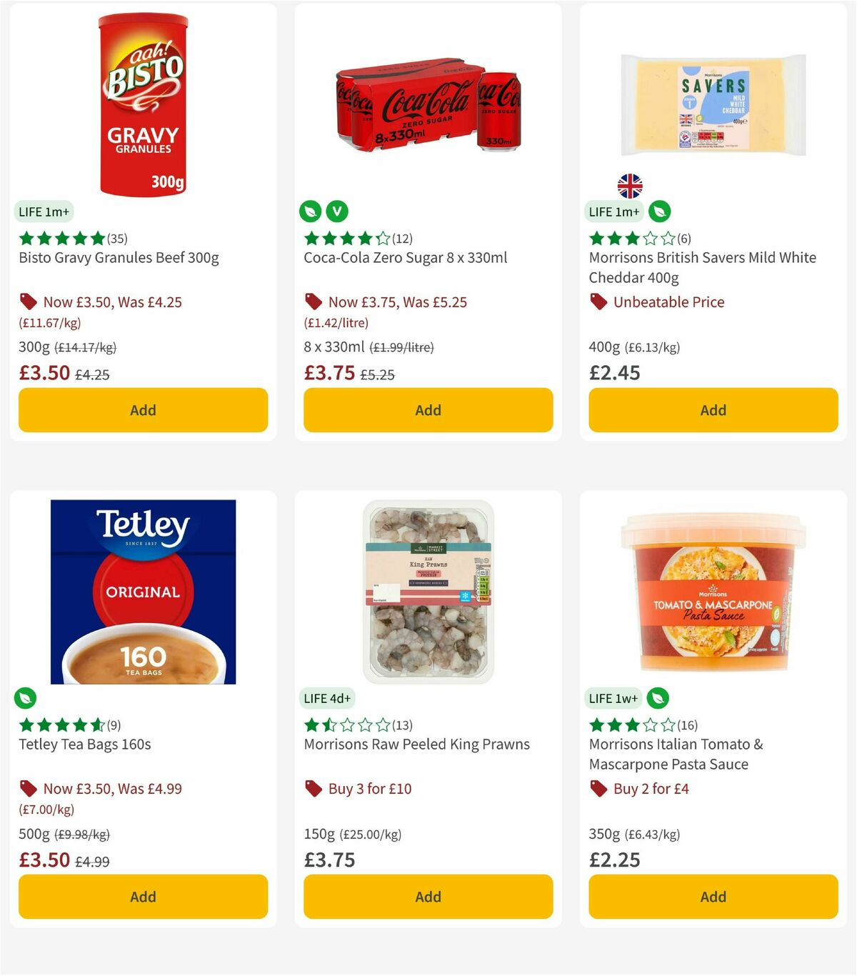 Morrisons Offers from 1 September