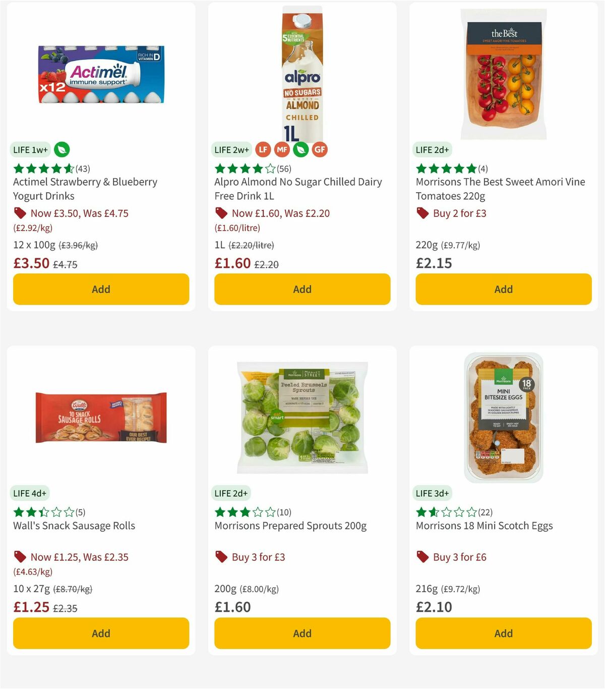 Morrisons Offers from 1 September