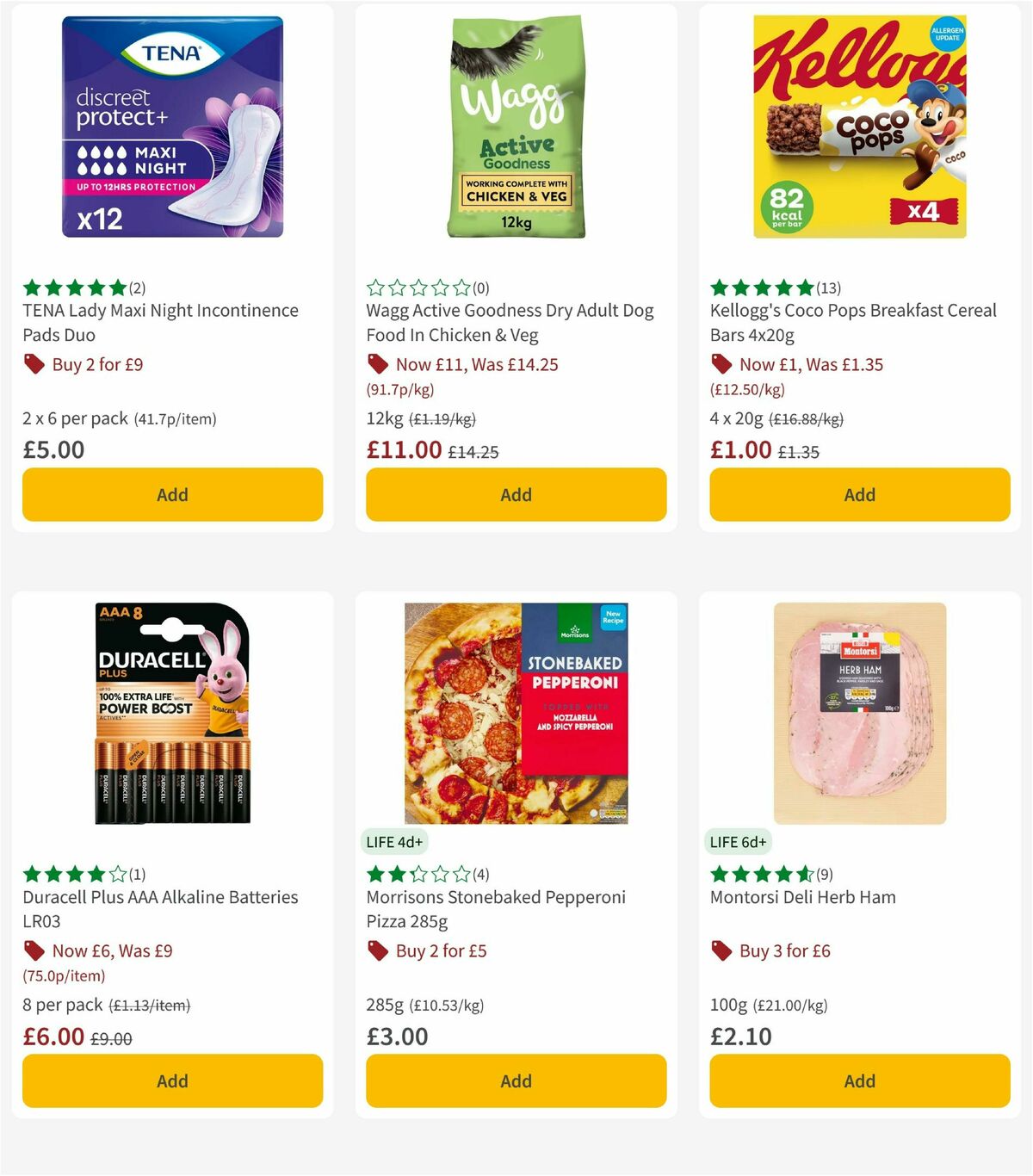 Morrisons Offers from 1 September