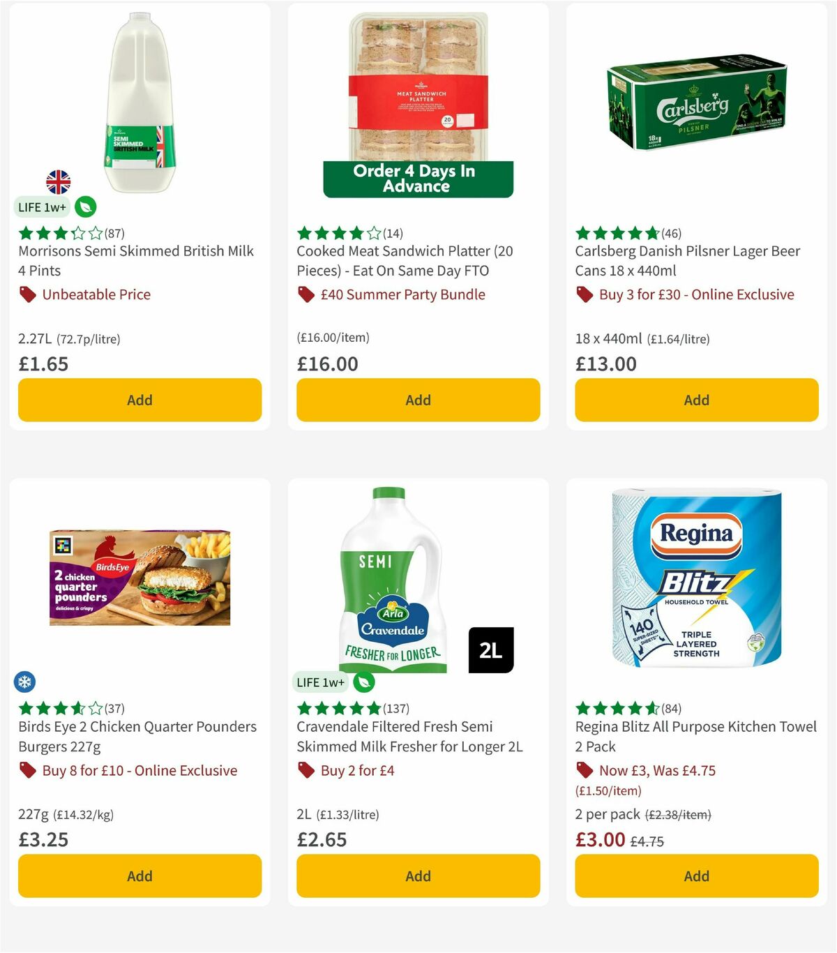 Morrisons Offers from 1 September
