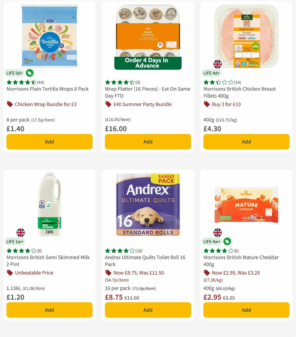 Morrisons Offers from 1 September
