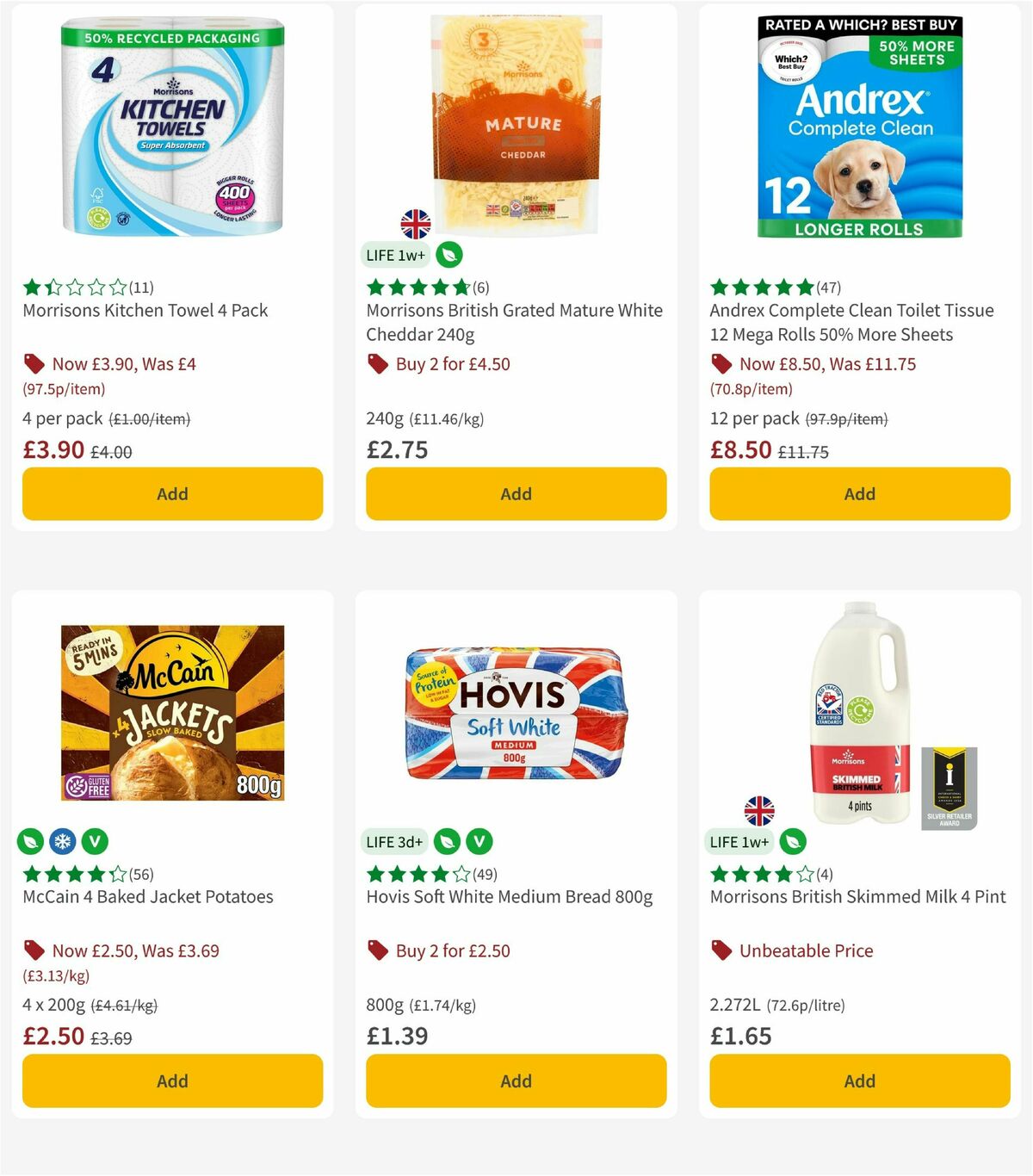 Morrisons Offers from 1 September