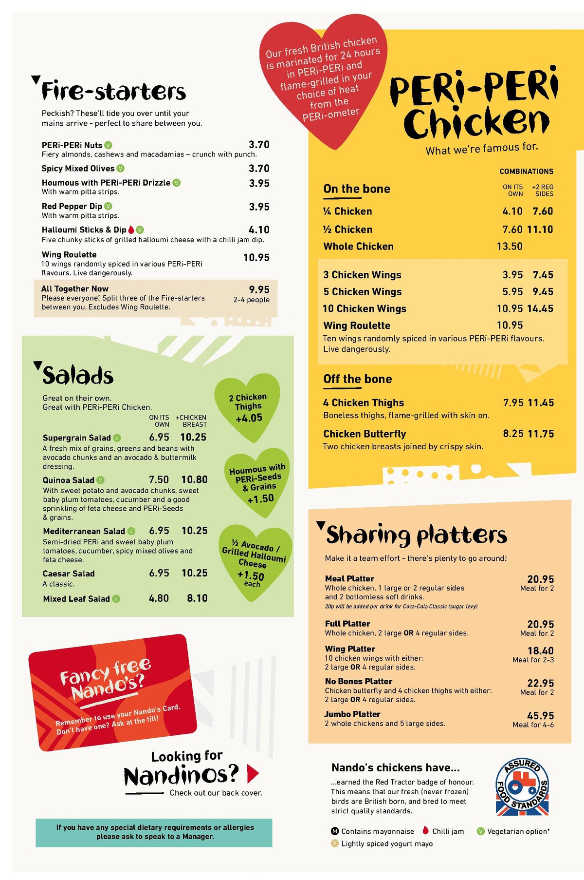 Nando's Offers from 1 April