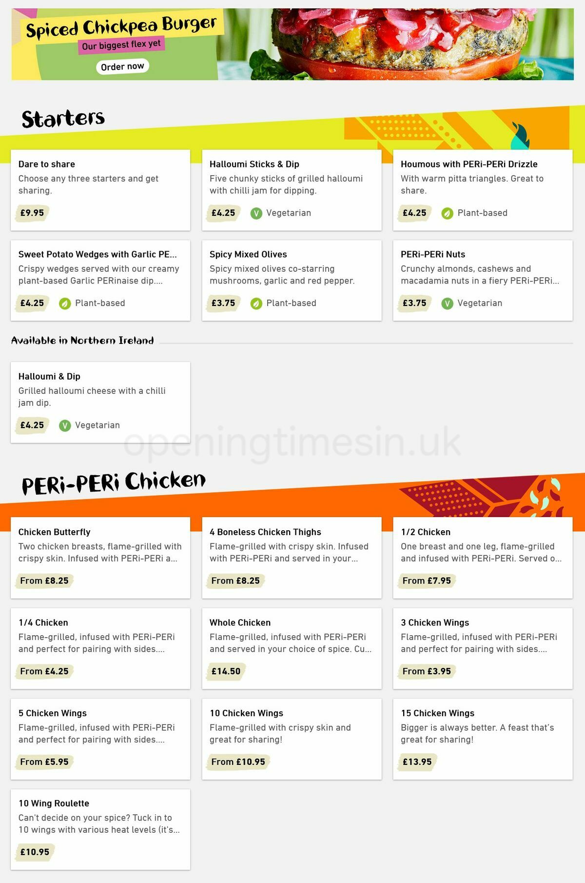 Nando's Offers from 16 January