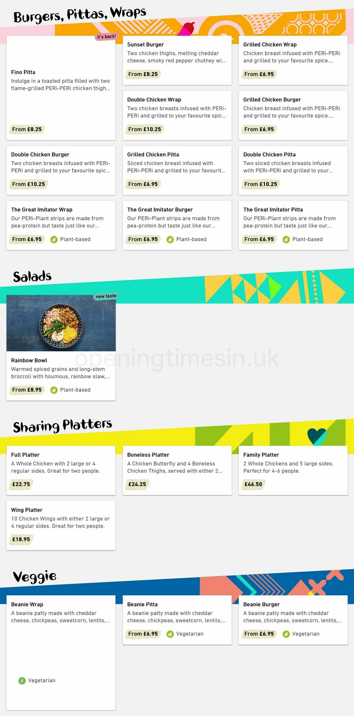 Nando's Offers from 16 January