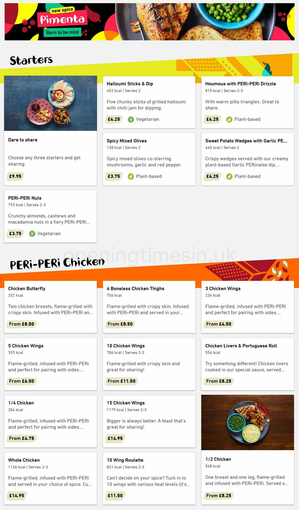 Nando's Offers from 25 October