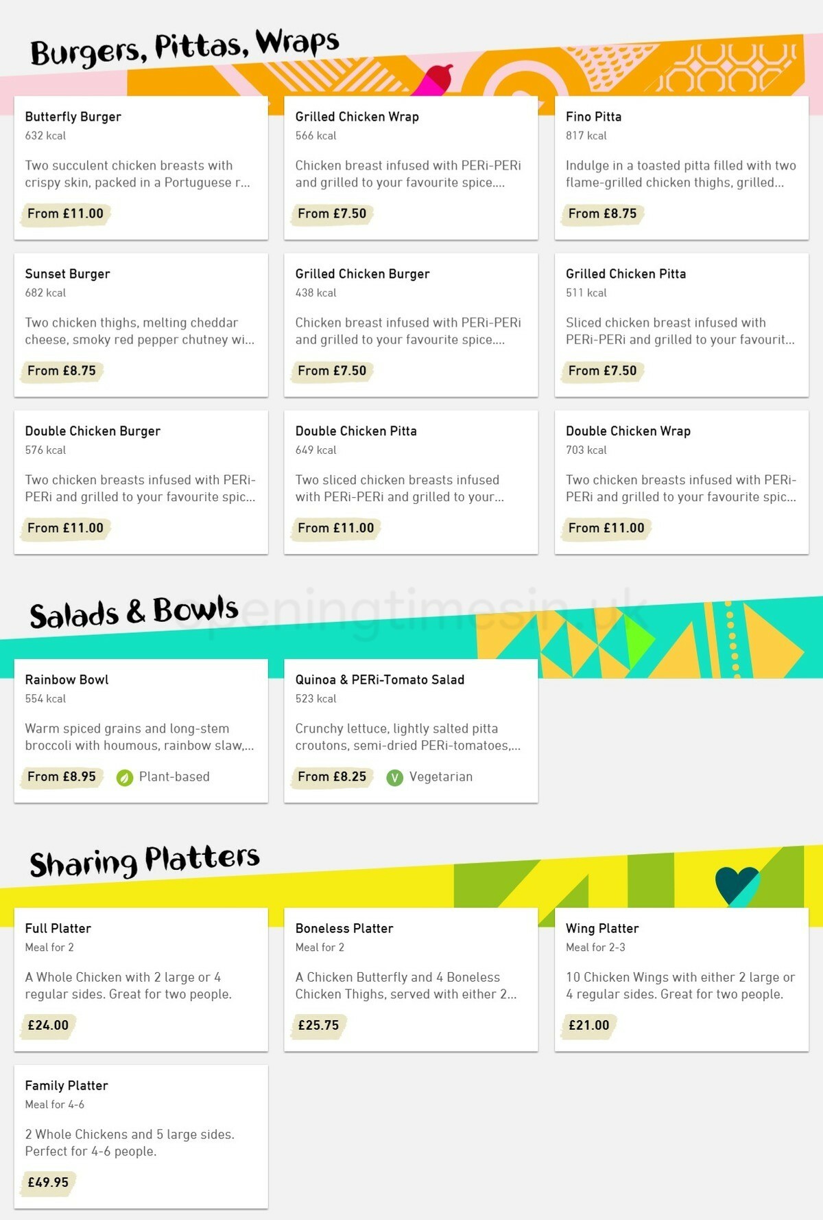 Nando's Offers from 13 January