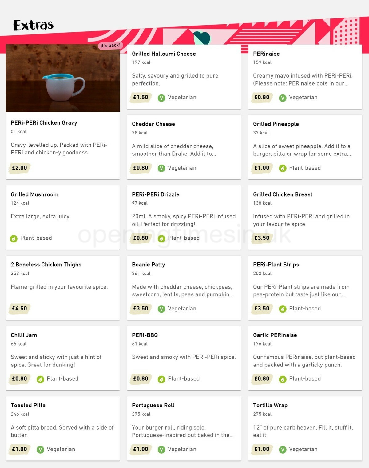 Nando's Offers from 13 January