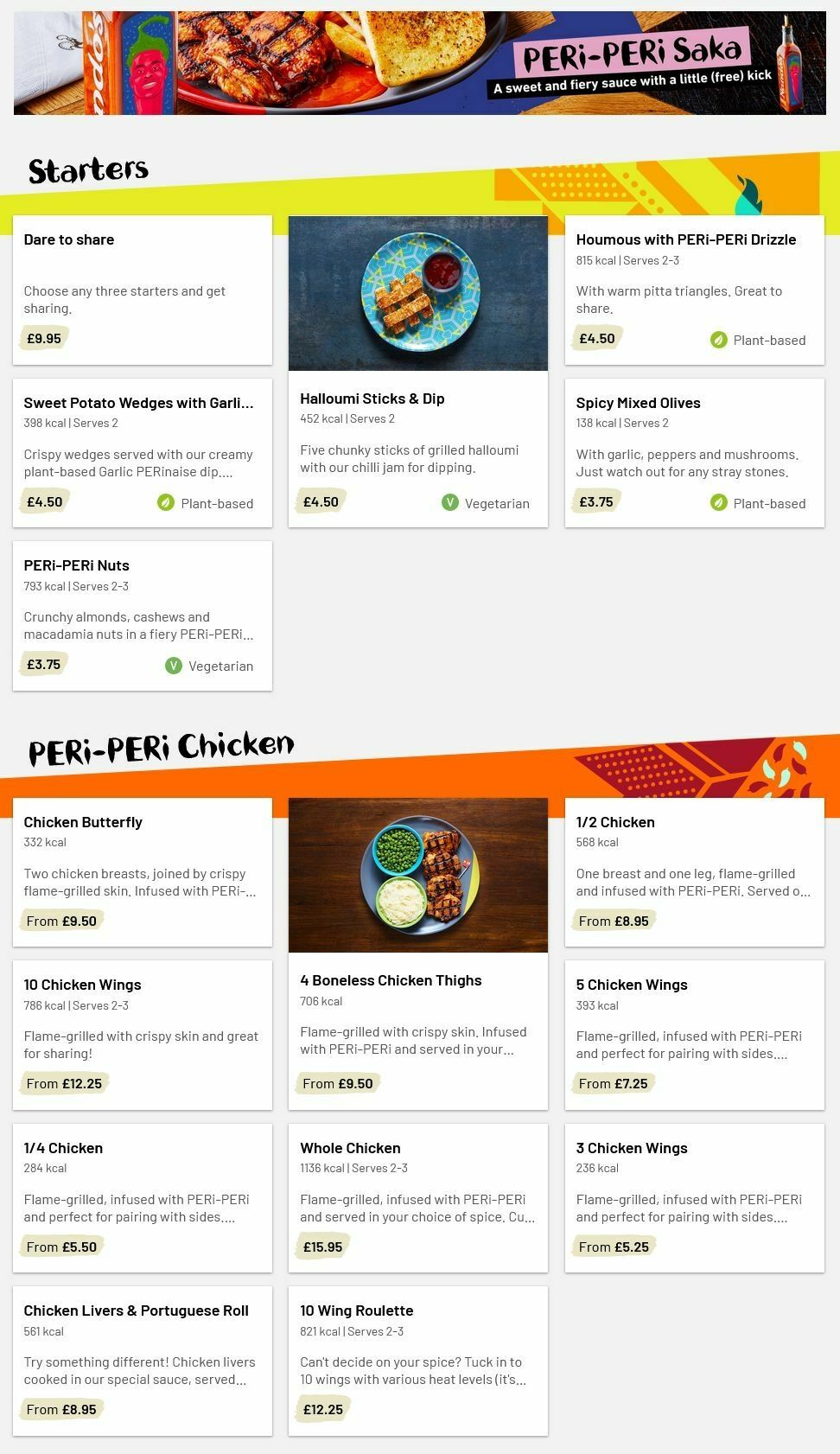 Nando's Offers from 27 April