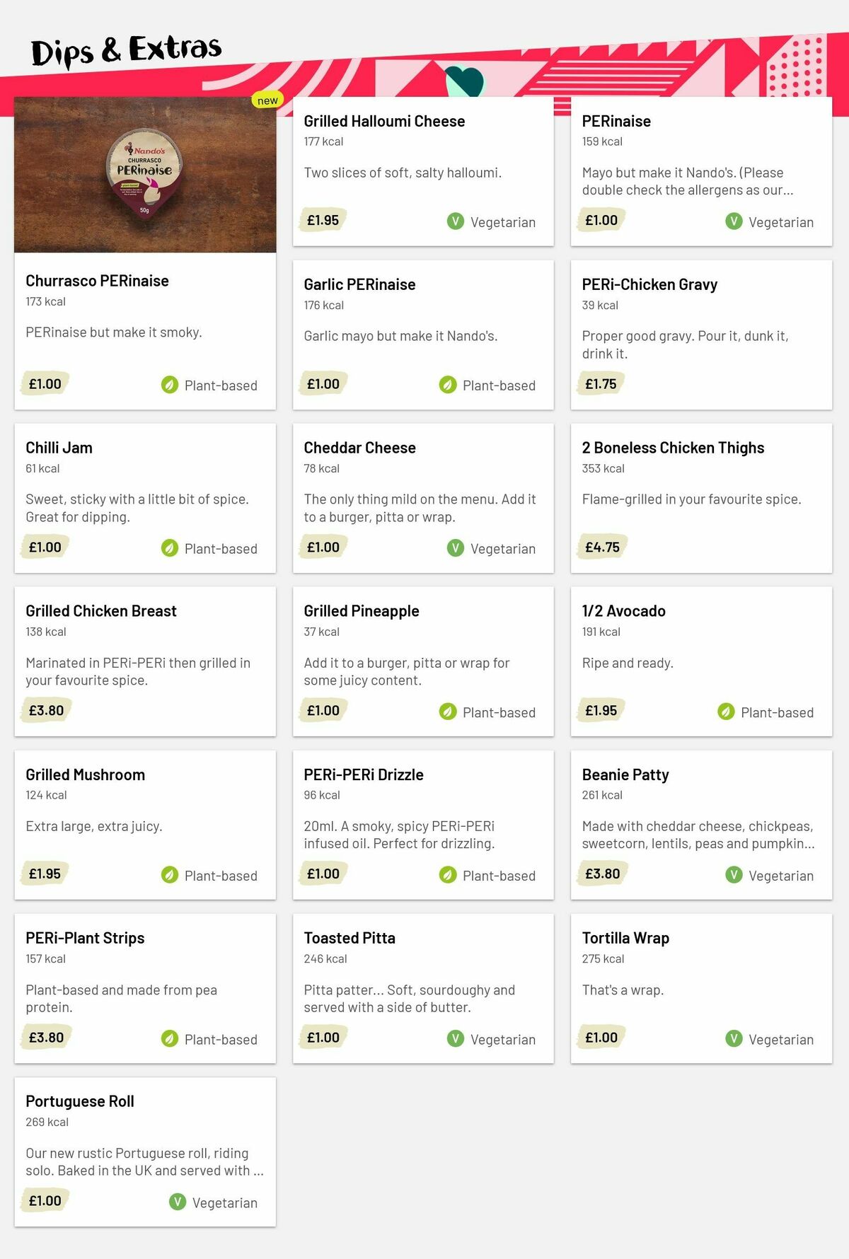 Nando's Offers from 25 January