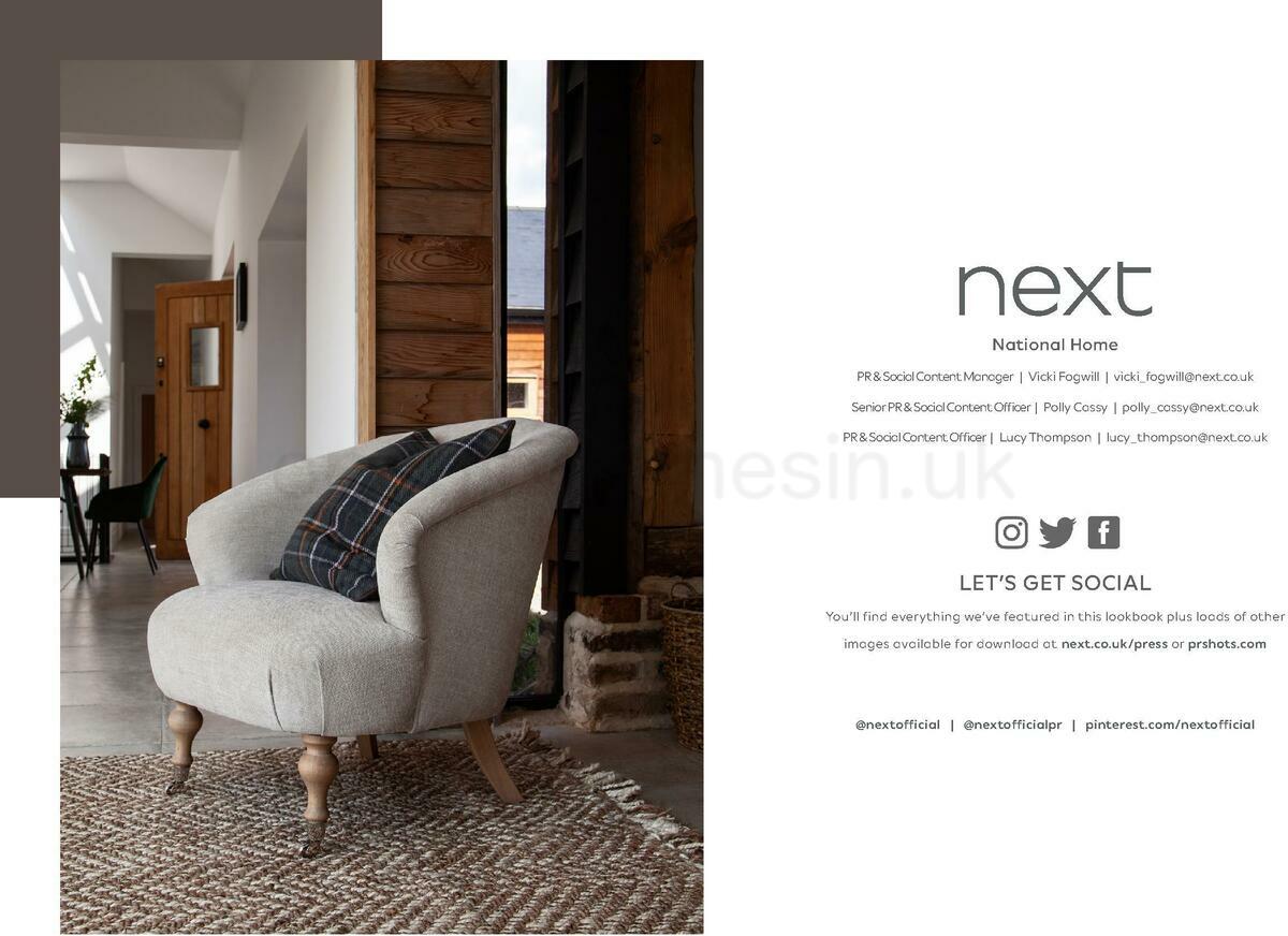 Next Home Autumn/Winter Offers from 25 August