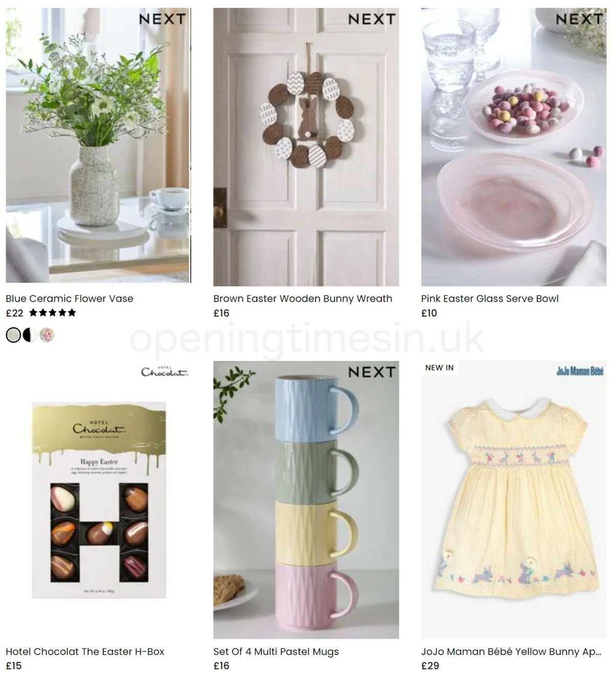 Next Easter Offers from 15 March