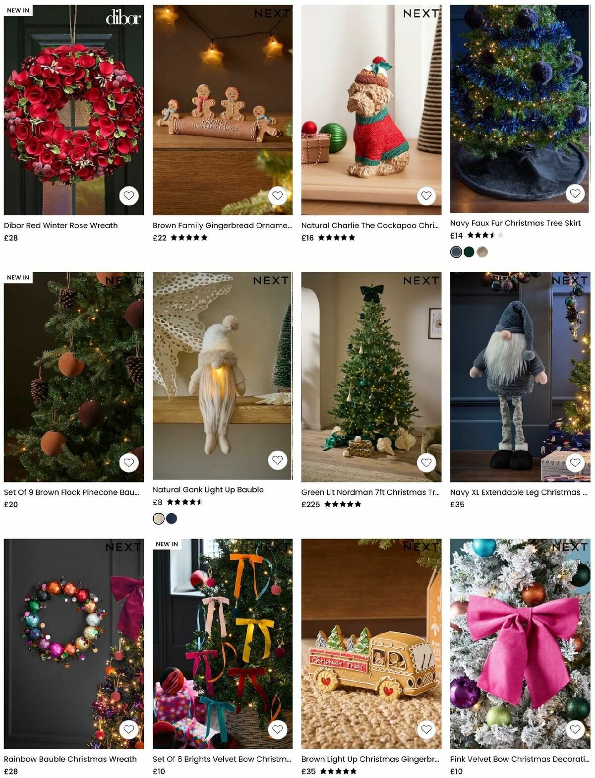 Next Christmas Decorations Offers from 22 November