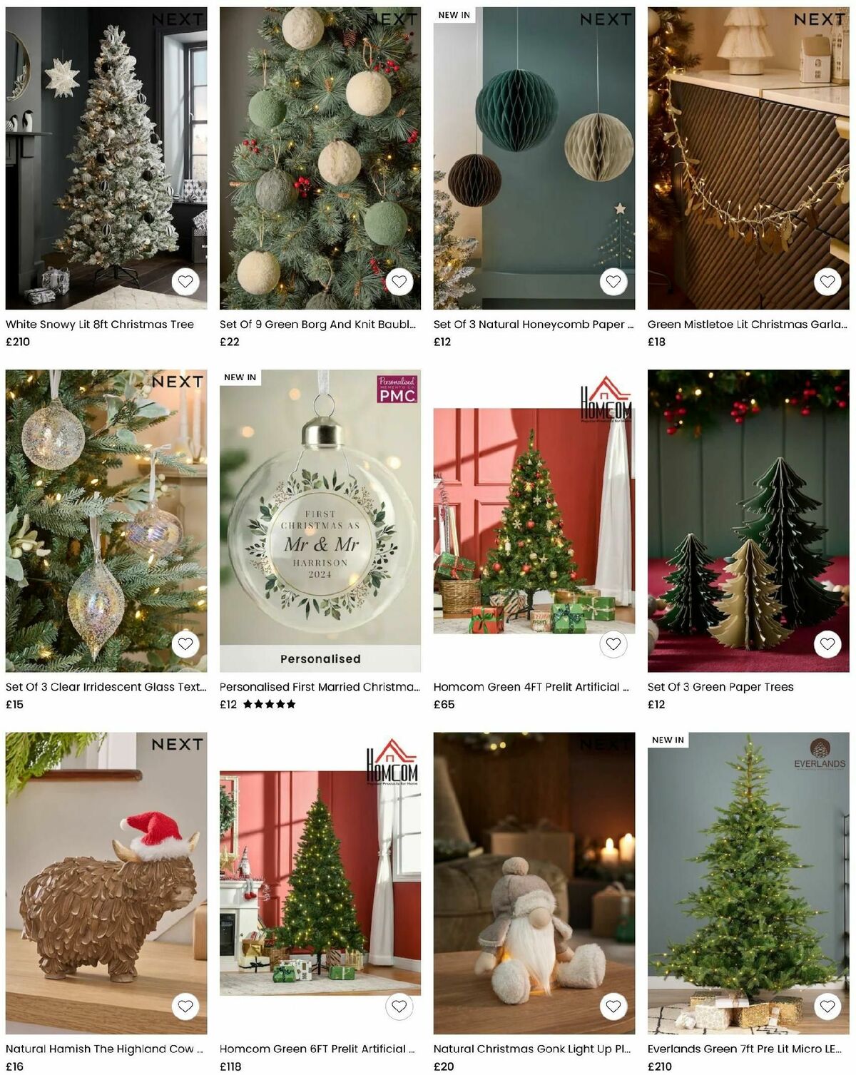 Next Christmas Decorations Offers from 22 November