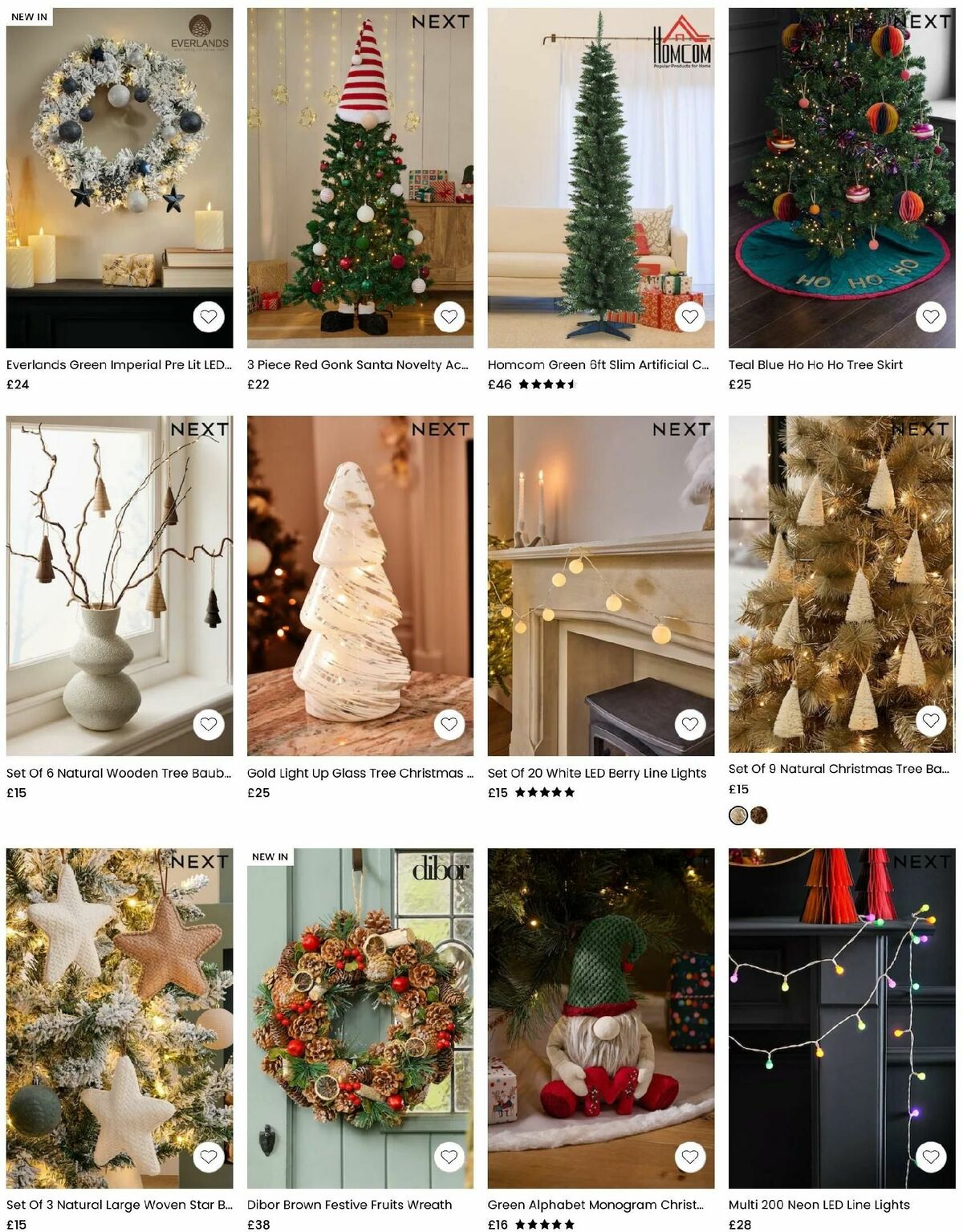 Next Christmas Decorations Offers from 22 November