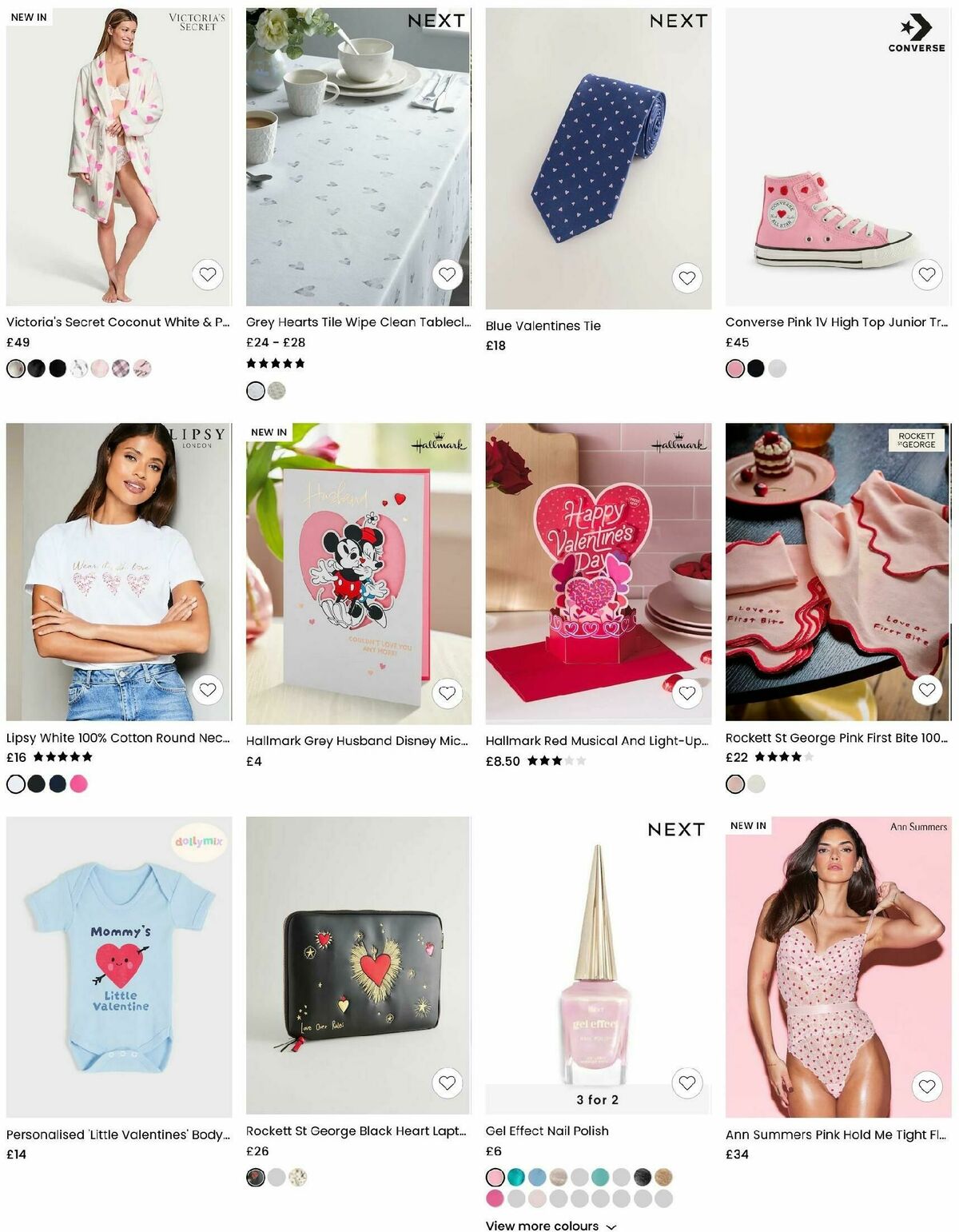 Next Valentine's Day Offers from 7 February