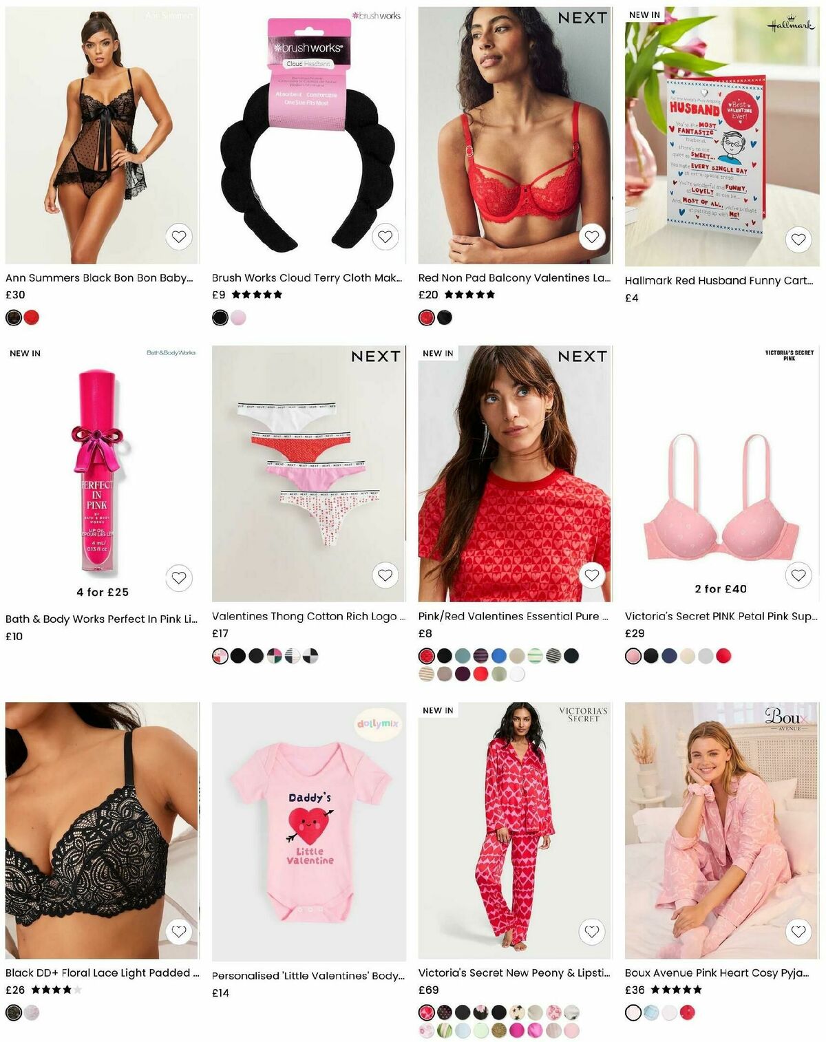 Next Valentine's Day Offers from 7 February