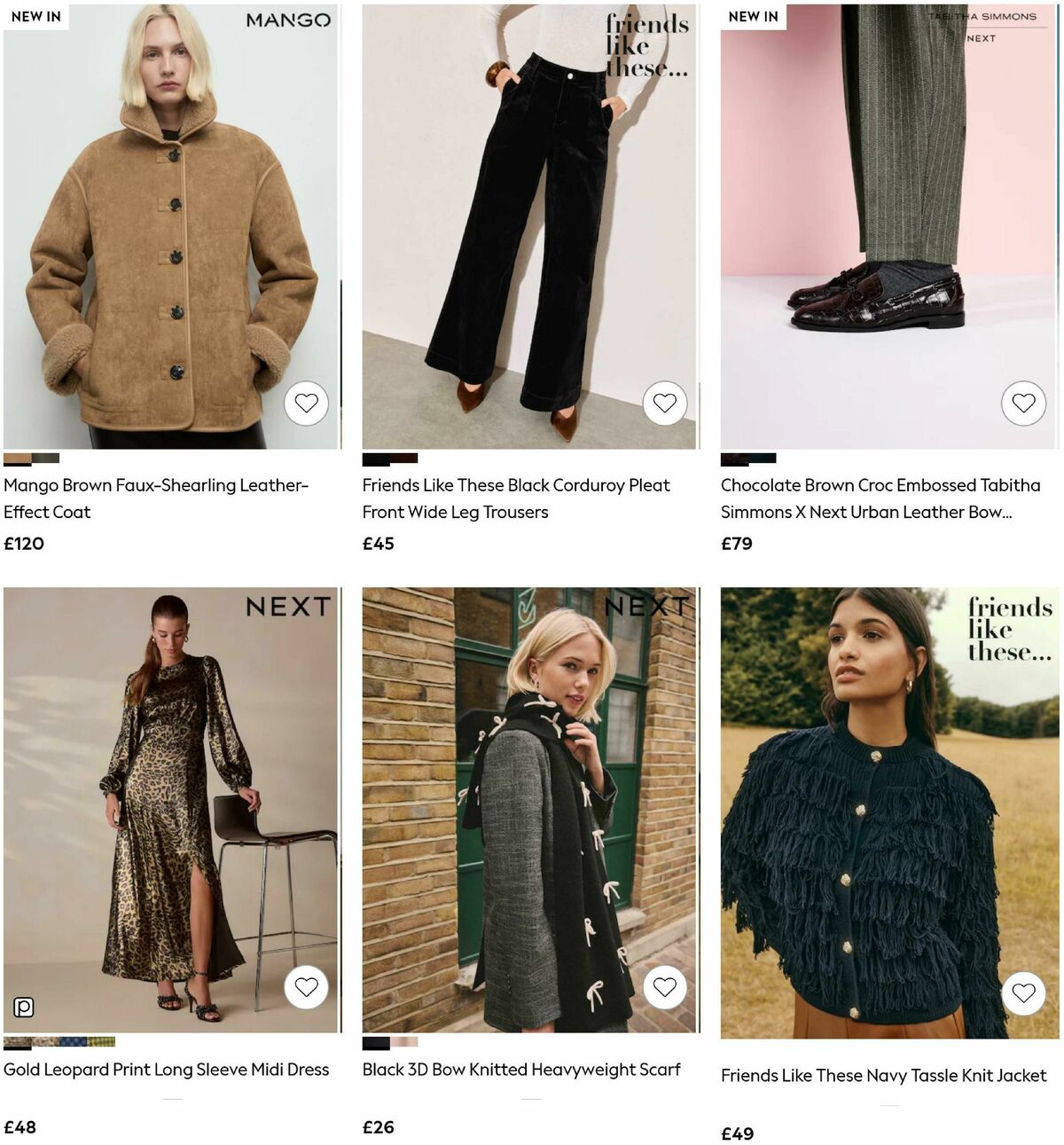 Next Offers from 3 November