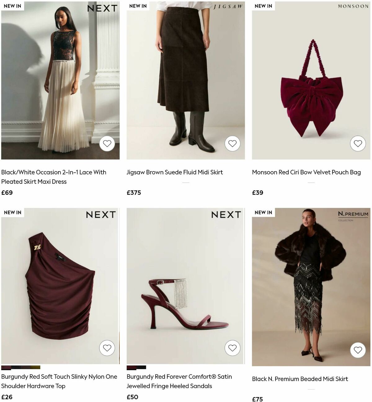 Next Offers from 3 November