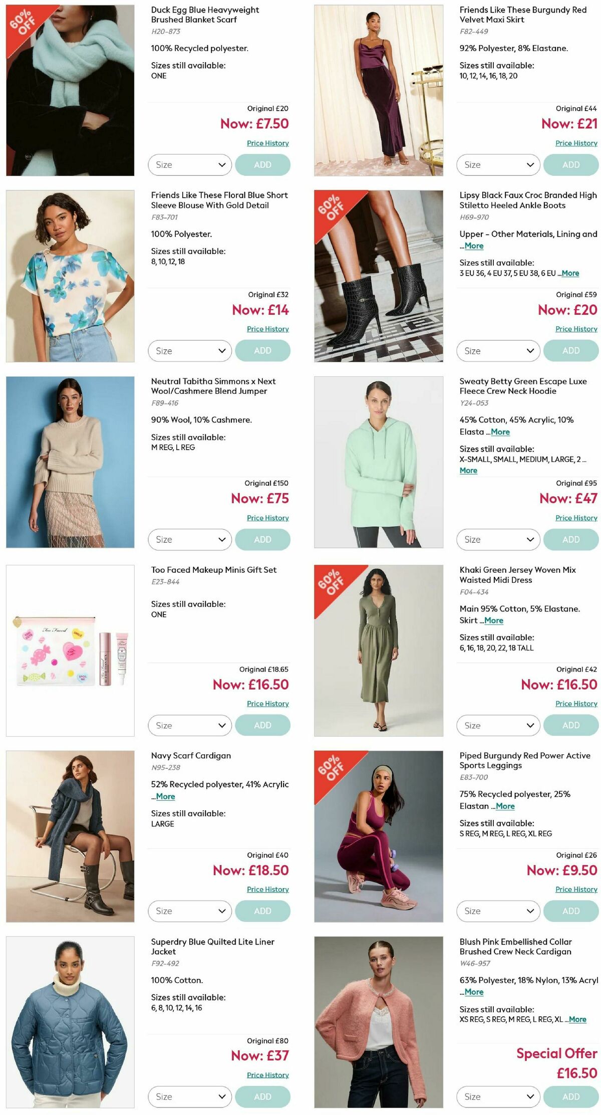 Next Offers from 31 December