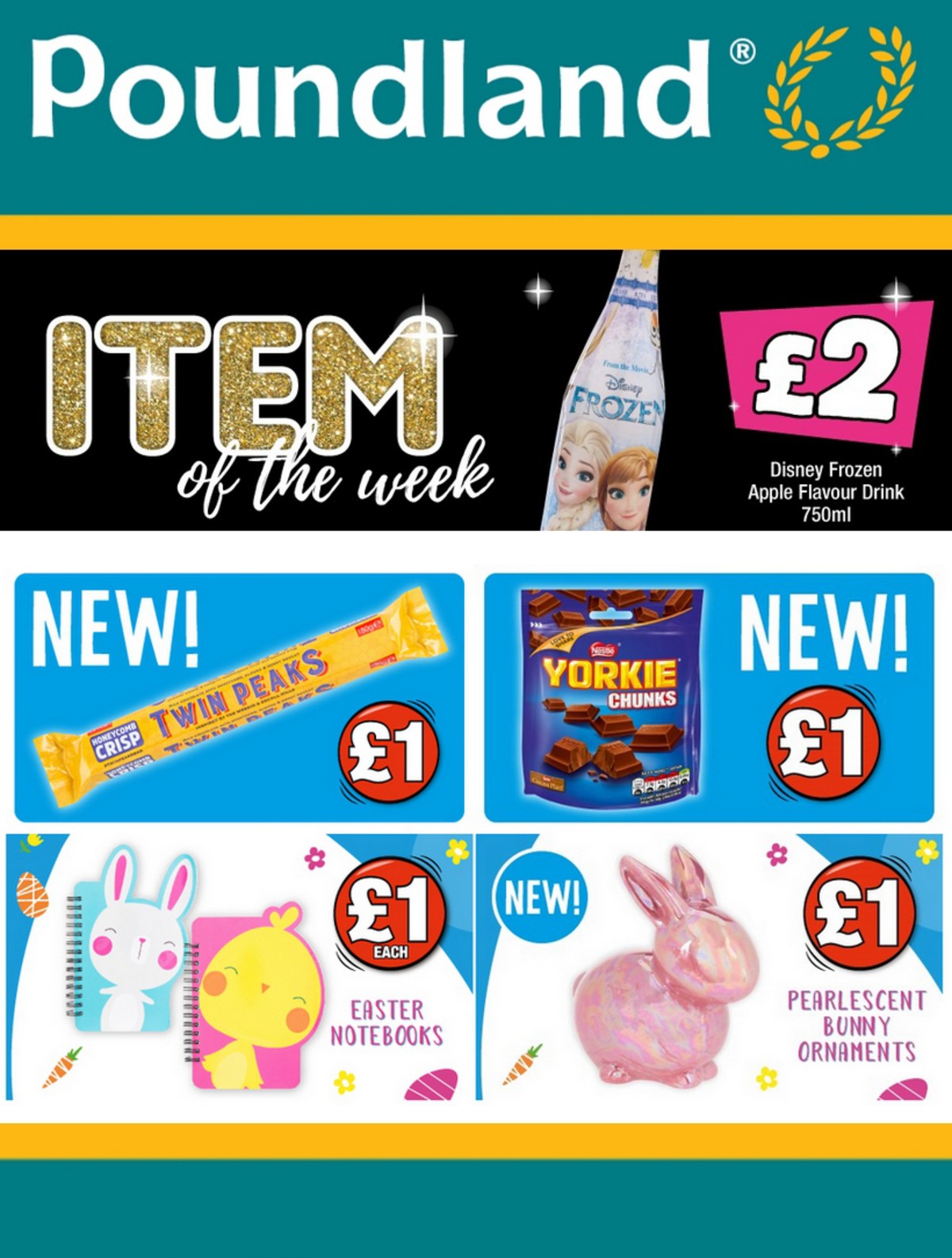 Poundland Offers from 16 April