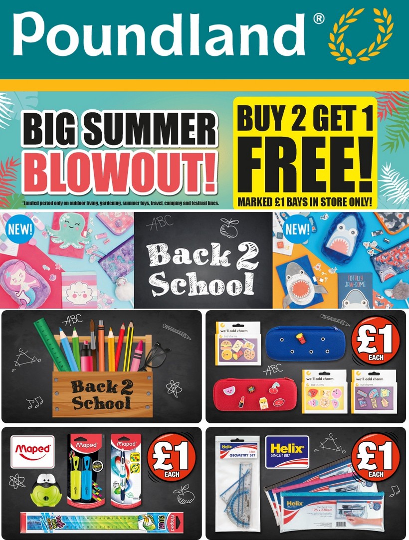 Poundland Offers from 27 August